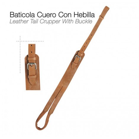 Baticola Cuero Con Hebilla Castecus